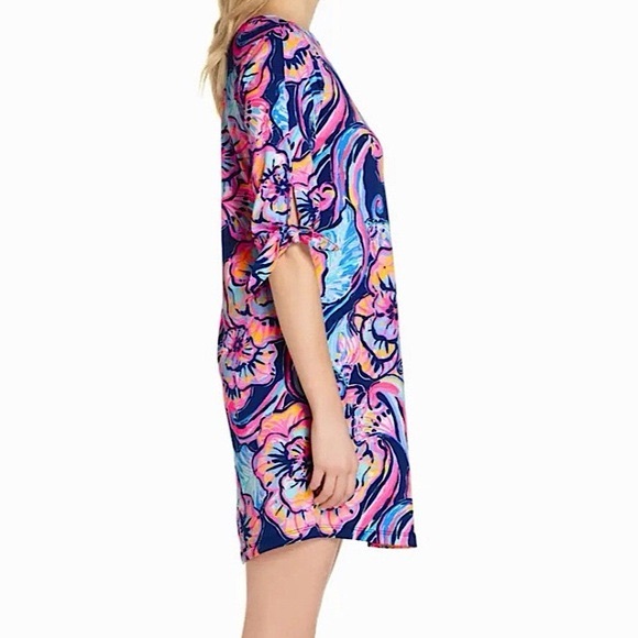 Lilly Pulitzer Preston Dress in Nauti Navy Boho Bateau Sz S - Picture 3 of 13